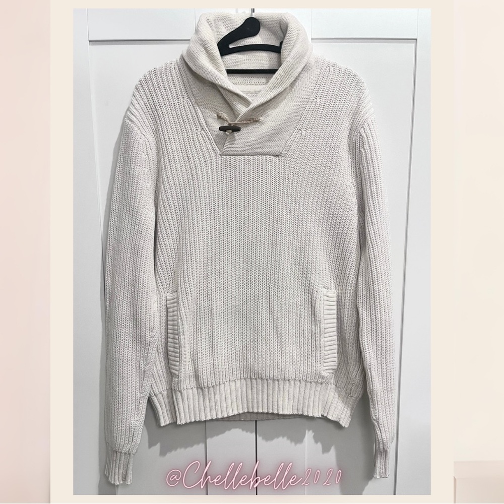✨🤍 H&M Off-White Pullover Sweater 🤍✨ - Picture 2 of 7
